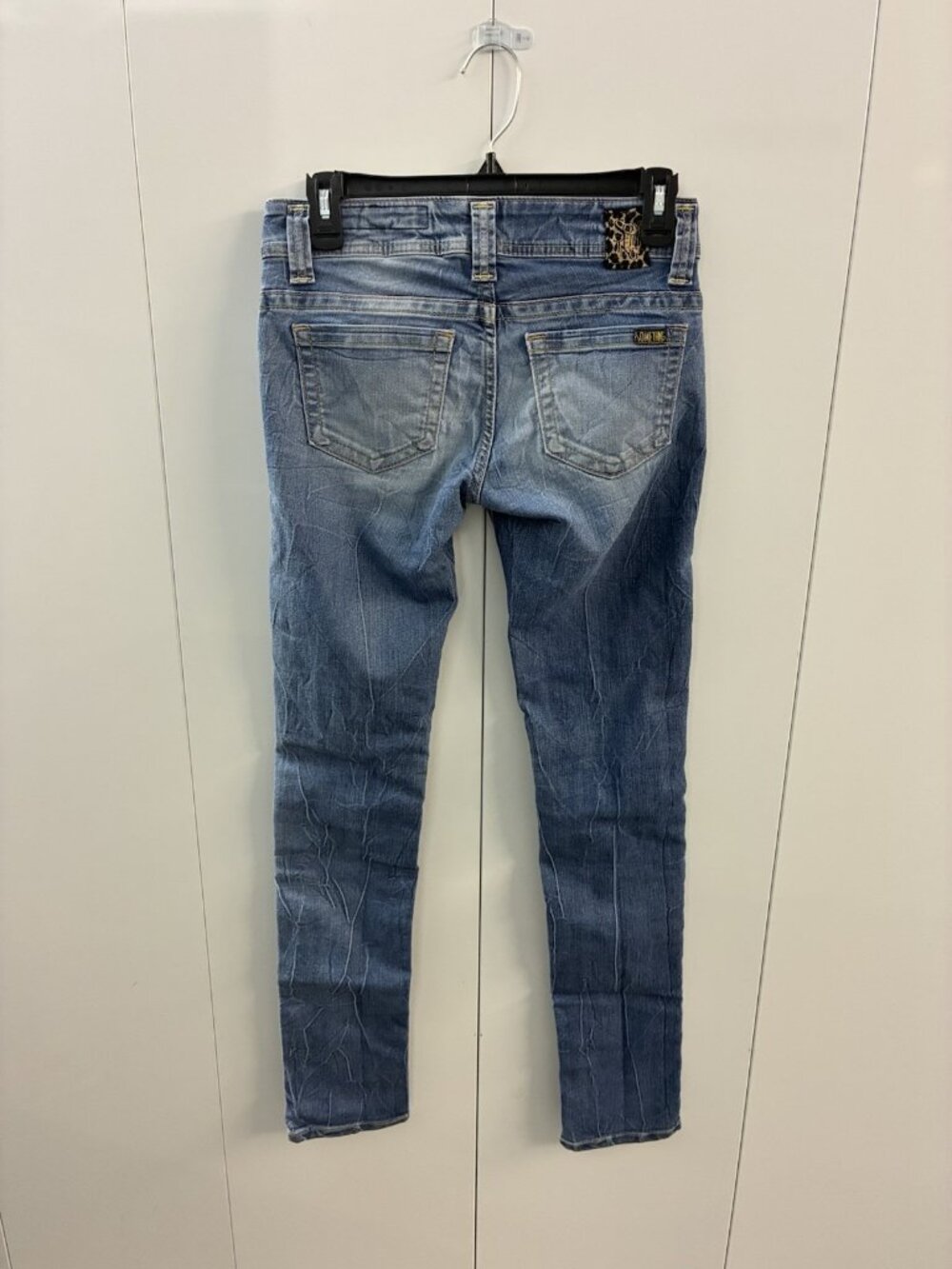 Japanese Selvedge Jeans Womens M Blue Slim Straight Something by Edwin Distress